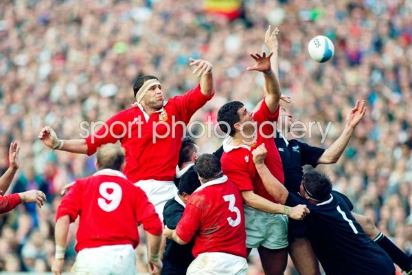 Martin Bayfield & Martin Johnson British Lions v New Zealand 1993