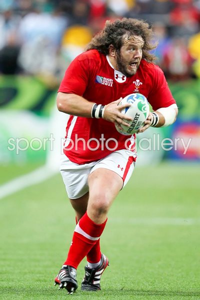 Adam Jones Wales v Fiji World Cup 2011