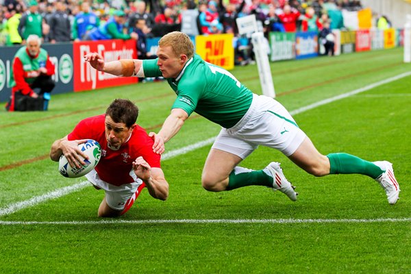 Shane Williams scores v Ireland 1/4 Final