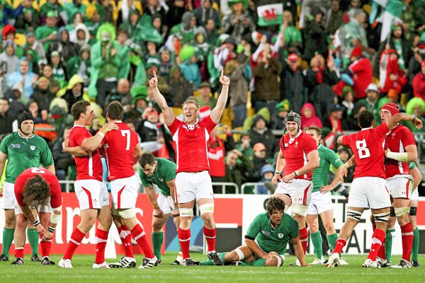 Wales beat Ireland Quarter Final 2011