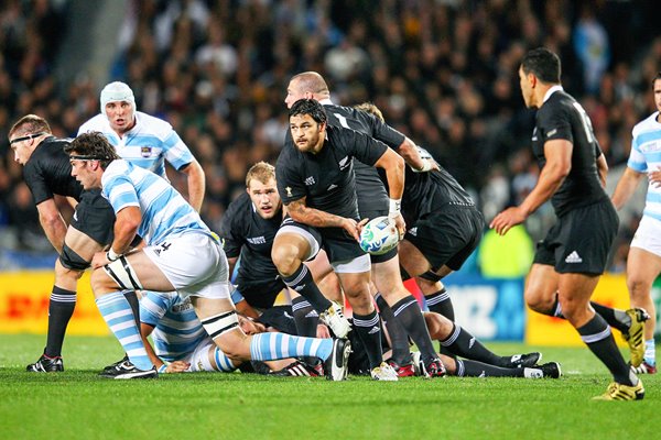 Piri Weepu New Zealand v Argentina 1/4 Final