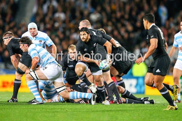 Piri Weepu New Zealand v Argentina 1/4 Final