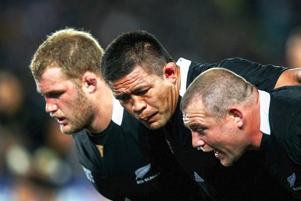 New Zealand Front Row - Franks, Mealamu & Woodcock