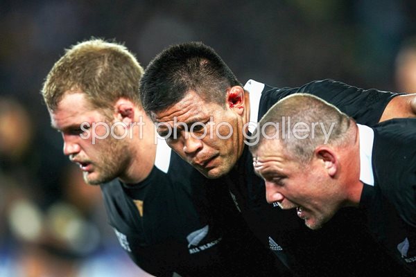 New Zealand Front Row - Franks, Mealamu & Woodcock