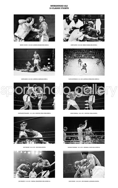   NEW - Muhammad Ali 10 Classic Fights Special