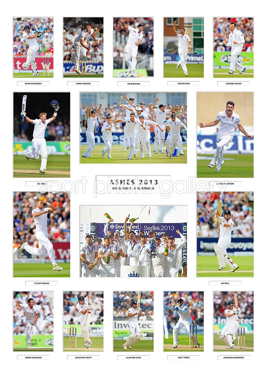 2013 England Ashes Winners Team Special
