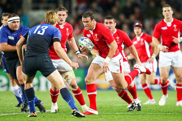 Jamie Roberts Wales v France World Cup 2011