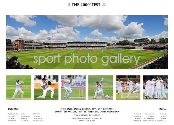 2000th Test - England v India Lord's 2011