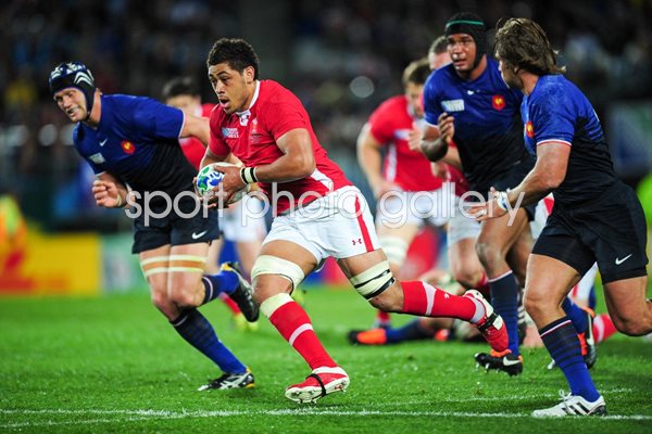 Toby Faletau Wales v France Semi Final 