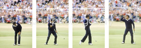 1984 Seve Ballesteros Winning Putt Quadruple