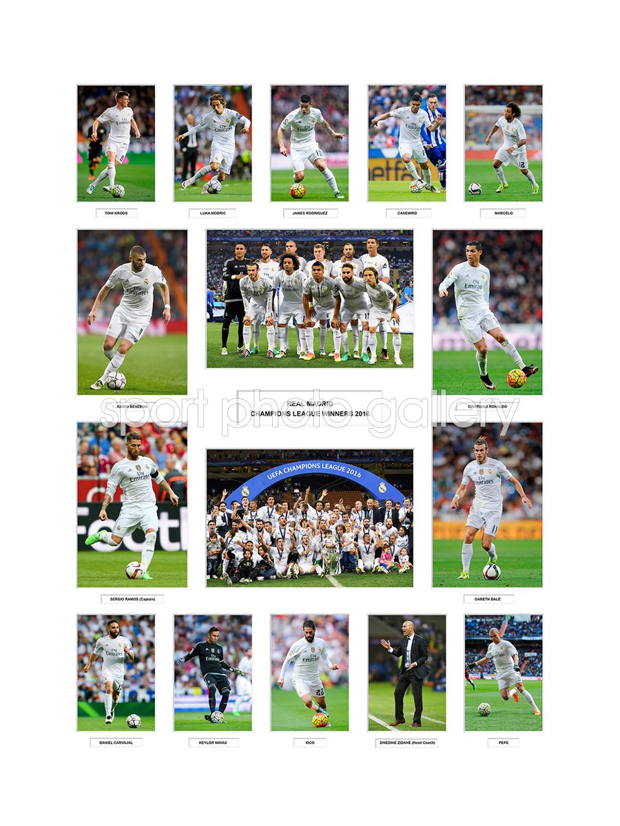  Real Madrid Champions League 2016  Team Special