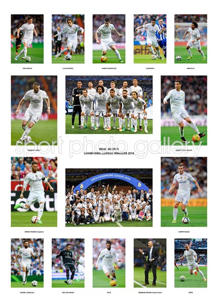  Real Madrid Champions League 2016  Team Special