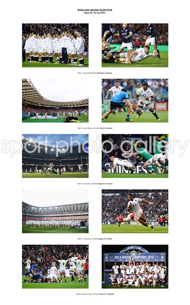 2016 England Grand Slam Route to Glory