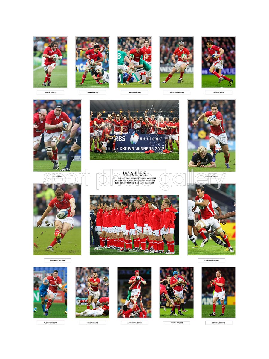 2013 WALES SIX NATIONS TEAM SPECIAL