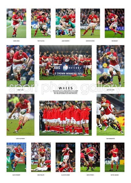 2013 WALES SIX NATIONS TEAM SPECIAL