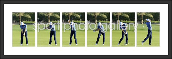 Jordan Spieth Six Stage Swing Sequence Front View