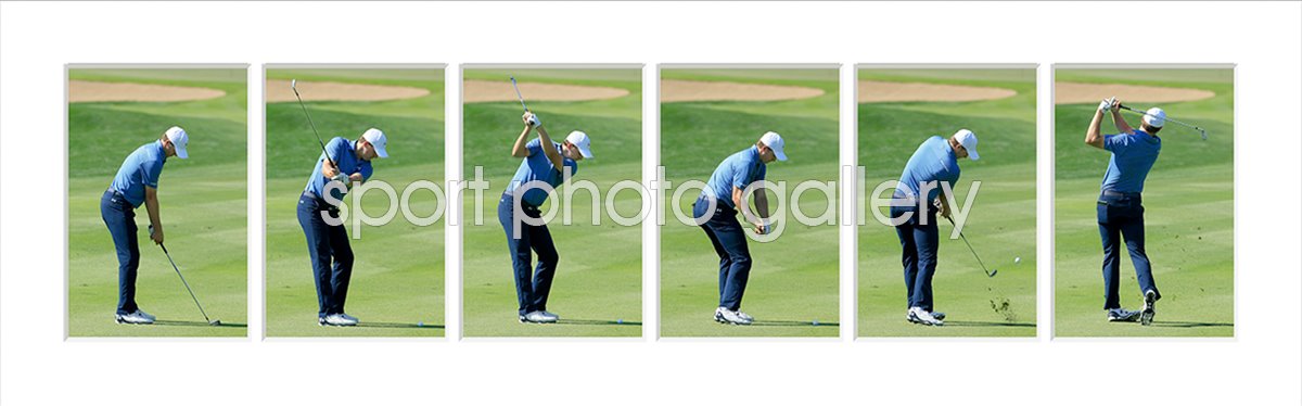 Jordan Spieth Six Stage Swing Sequence Standard View
