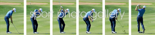 Jordan Spieth Six Stage Swing Sequence Standard View