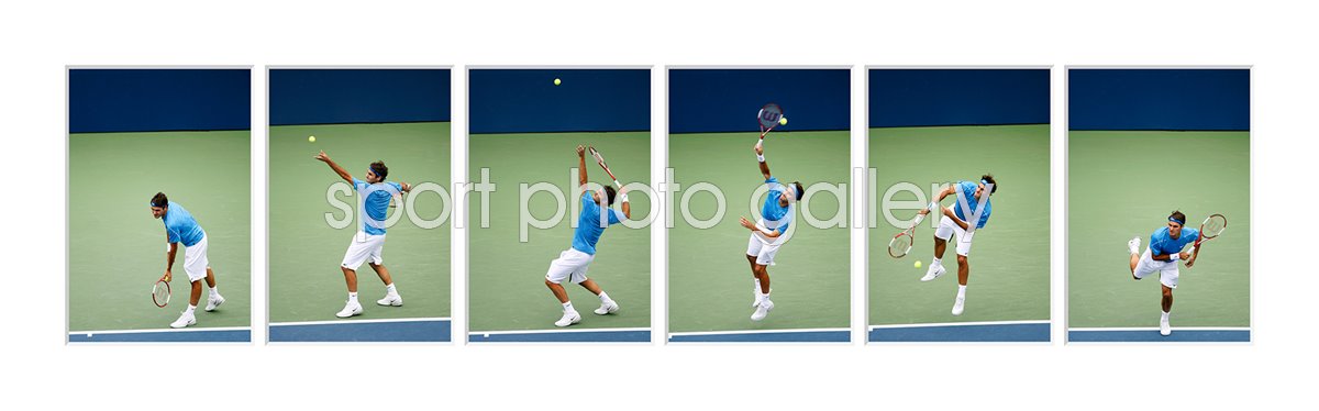 6 Stage Roger Federer Serve Sequence