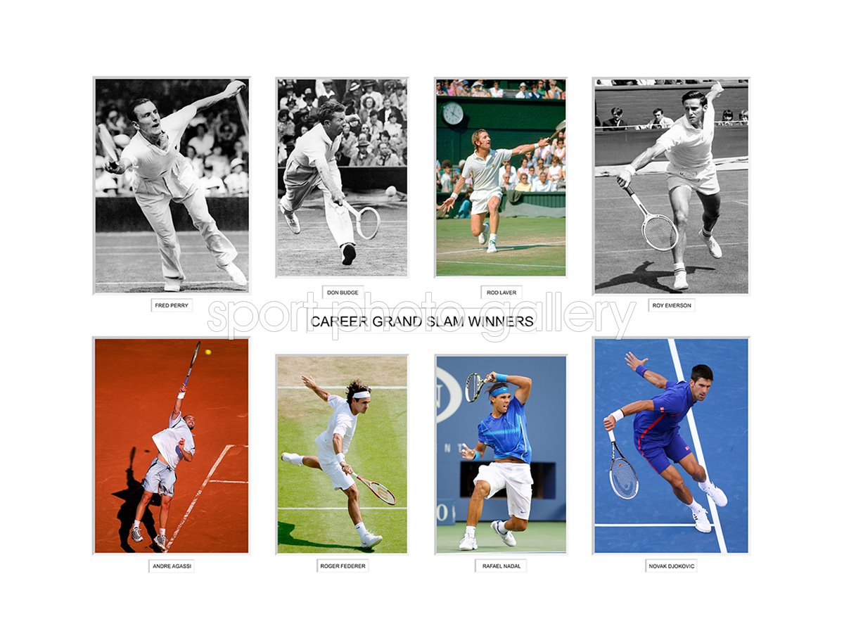  Tennis Career Grand Slam Winners