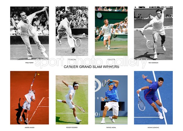  Tennis Career Grand Slam Winners