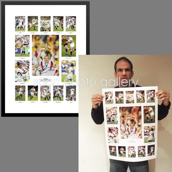 2003 Martin Johnson Signed World Cup Team Special - Was £295 Now £195