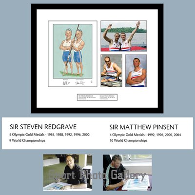 Redgrave and Pinsent Signed Career Montage - £295