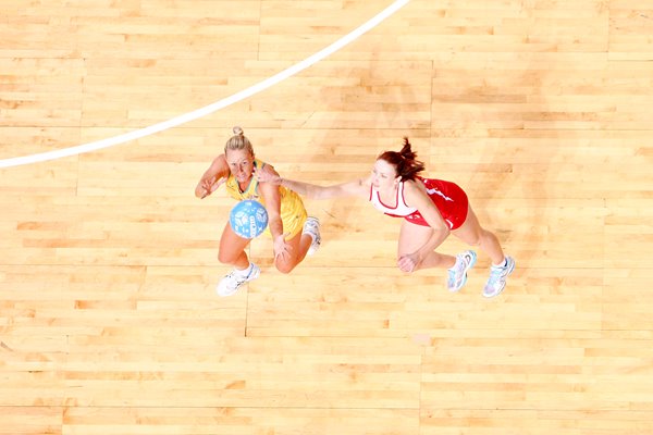 Chelsea Pitman v Jade Clarke Netball 2011