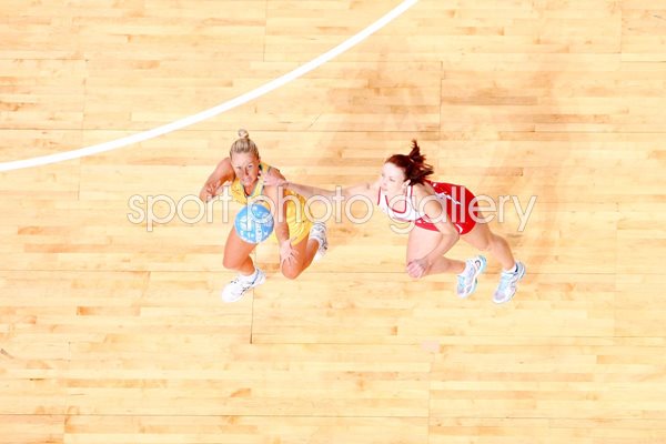 Chelsea Pitman v Jade Clarke Netball 2011