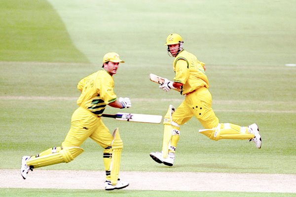 Steve and Mark Waugh World Cup Lords 1999