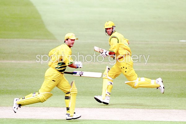 Steve and Mark Waugh World Cup Lords 1999