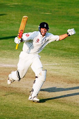 Alastair Cook celebrates first century