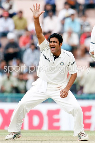 Anil Kumble of India appeals