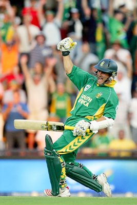 Mark Boucher celebrates