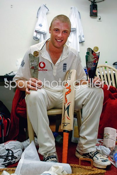 Andrew Flintoff Man of Match and Series