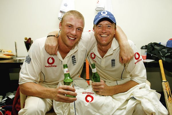 Shaun Udal and Andrew Flintoff 