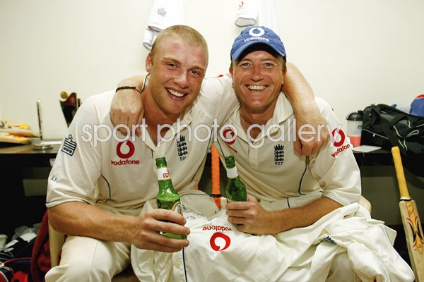 Shaun Udal and Andrew Flintoff