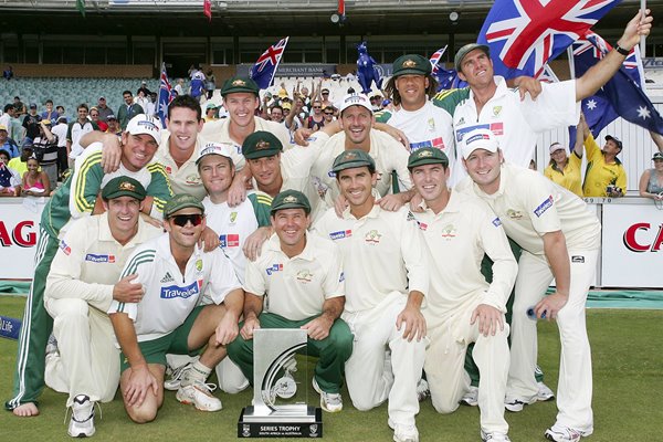 The Australian Team celebrate 