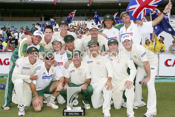 The Australian Team celebrate 