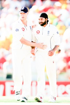 Andrew Flintoff & Monty Panesar - Ashes 2006