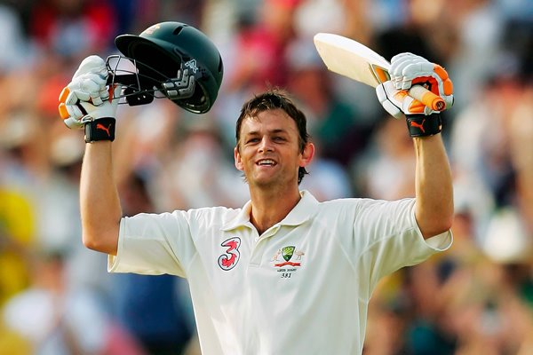 Adam Gilchrist celebrates - Ashes 2006