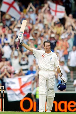 Michael Vaughan celebrates MCG century