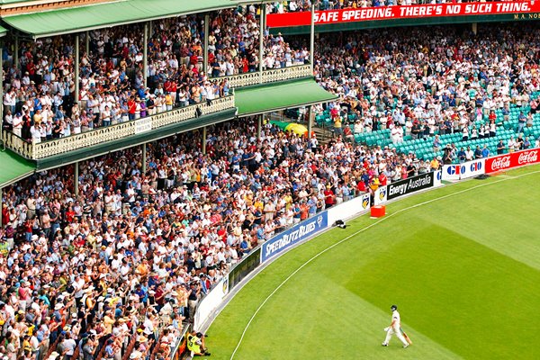 Steve Waugh leaves the SCG