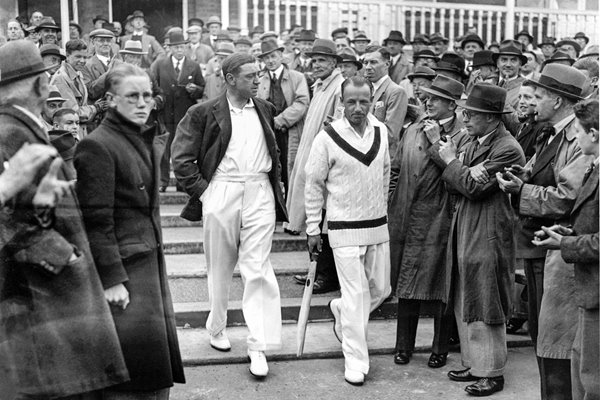 Bradman and Hammond Trent Bridge 1938