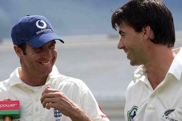 Michael Vaughan and Stephen Fleming 