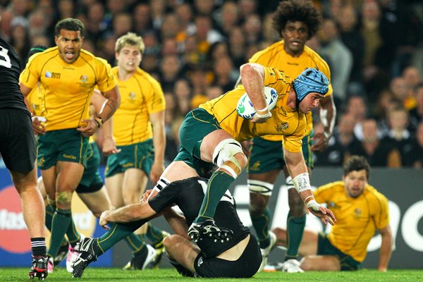 James Horwill Australia v New Zealand World Cup 2011
