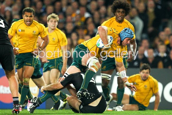 James Horwill Australia v New Zealand World Cup 2011