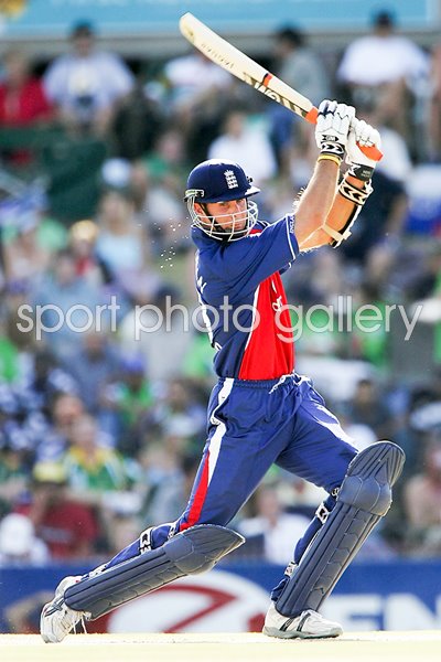 Michael Vaughan in action