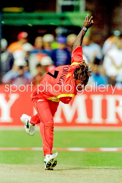 Henry Olonga of Zimbabwe