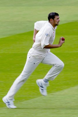 Steve Harmison in action